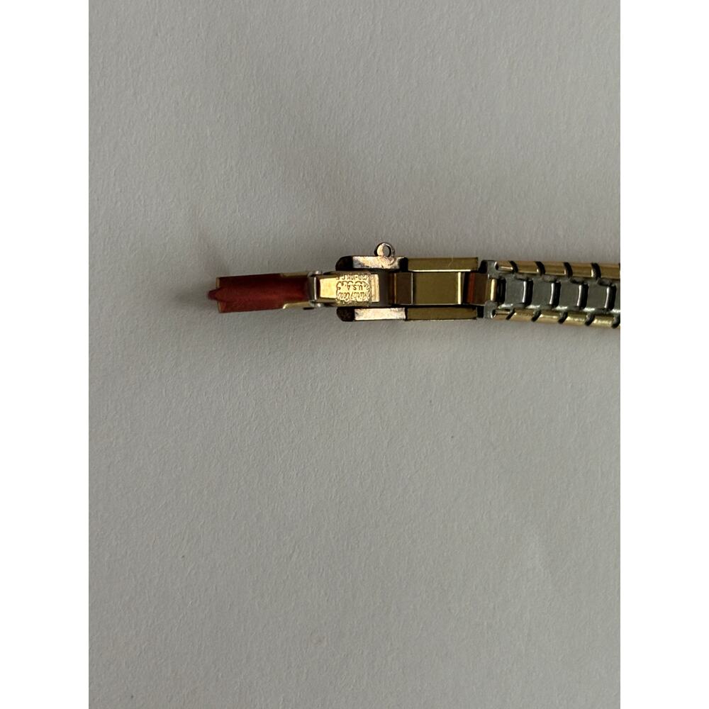 Vintage Voumard Incabloc Swiss Watch 10K Gold Filled Mechanical Stretch Bracelet - Picture 6 of 6
